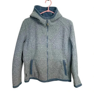 Wind River medium weight fleece hoodie  with easy grabs zippers, two pockets,